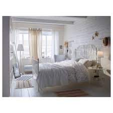Ikea Oficialnyj Internet Magazin Mebeli White Metal Bed Frame White Metal Bed Leirvik Bed