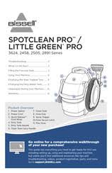 Bissell Revolution Pet Pro Manual Bissell Spotclean Pro 2891 Series Manuals Manualslib