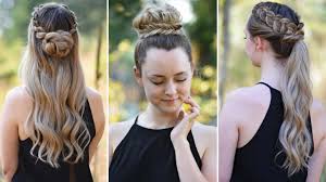 While mindy's hairstyle tutorials began as a hobby, they have paved the way to a large family social media. 3 Easy Diy Hairstyles Back To School Cute Girls Hairstyles Youtube