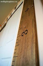 Diy Ruler Growth Chart Made To Be A Momma