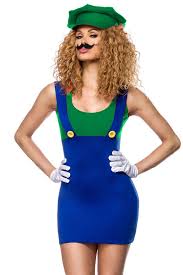Das mario und luigi kostüm ist mittlerweile zu einem beliebten klassiker avanciert und sind auf fast jeder kostümparty vertreten. 4 Tlg Luigi Kostum Damen Madchen Supermario Kostum Karneval Fasching Gr Xs M Kostume Damen Kostume Karneval Karneval