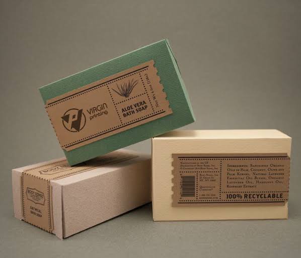 Kraft Soap Boxes &mdash; Custom Printed Kraft Soap Packaging Boxes Wholesale &mdash; VIRGIN Printing UK