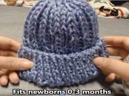 How To Knit Newborn Baby Hat For Beginners 0 3 Months Youtube Baby Hats Knitting Newborn Baby Hats Knitting
