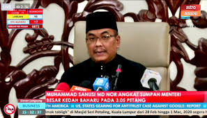 According to convention, the menteri besar is the leader of the majority party or largest coalition party of the kedah state legislative assembly according to the state constitution, the sultan of kedah shall first appoint. Muhammad Sanusi Selesai Angkat Sumpah Mb Kedah