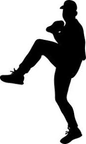 Baseball Pitcher Clipart Black And White Pitcher Clipart Image Silhouette Of A Baseball Pitcher In His Wind Up Baseball Pitcher Baseball Drawings Baseball Decals