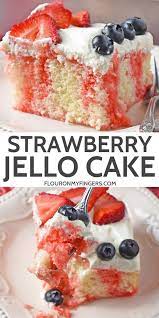 Easy Strawberry Jello Poke Cake Adventures Of Mel Recipe Summer Desserts Summer Dessert Recipes Desserts