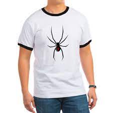 Black widow spiders are reclusive and shy creatures. Black Widow Spider Men S Value T Shirt Black Widow Spider T Shirt By Off The Wall Cafepress Black Widow Spider T Shirt Short Sleeve Tee Shirts