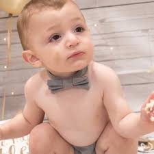 Gray Cake Smash Outfit Boy, Gray Bow Tie Suspenders, 1st Birthday Outfit,  Gray Diaper Cover Bow Tie, Baby Bow Tie, Cake Smash Props, Gray
