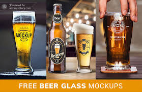 Download Free Beer Glass Mockup Psd Files Antara S Diary