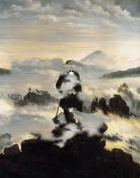 Wanderer über dem nebelmeer ist ein um 1818 entstandenes gemälde von caspar david friedrich. Caspar David Friedrichs Der Wanderer Uber Dem Nebelmeer Hat Jetzt Ein Gesicht Elbsandsteingebirge Sachsische Schweiz
