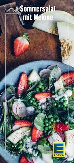 Sommersalat Mit Melone Rezept Edeka Rezept Sommersalat Salat Melone
