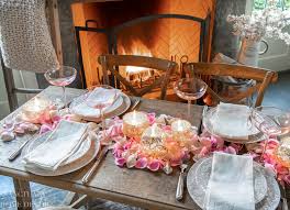 See more ideas about crafts, flower crafts, diy flowers. Romantic Fireside Valentine S Day Table Setting Sanctuary Home Decor