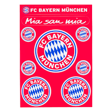 Fc bayern munchen football club logo on the ball in football net. Aufkleberkarte Logo Offizieller Fc Bayern Store