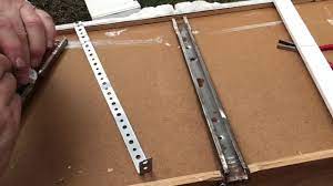 How do you fix a drawer slide? Fix Metal Drawer Tracks Diy Repair Hack Dresser Broken Tracks Guides Youtube