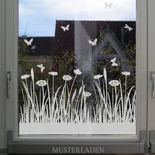 Grass Flowers Window Film Playroom Window Decoration Grass Etsy In 2021 Window Art Window Decor Window Painting