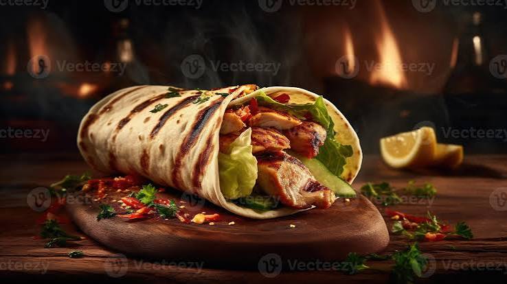 Saucy Jalapeno Grilled Chicken Wrap Roll
