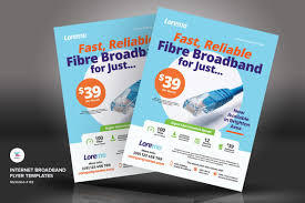 Internet Broadband Flyer Psd Template 66133 Flyer Template Flyer Design Templates Flyer