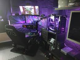 20 Fantastic And Cool Gaming Desk Setup Gaming Desk Setup Material Selection Is Mandatory That Y Computer Gaming Room Video Game Rooms Video Game Room Design