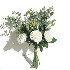 You can also choose from metal, wood, and plastic home. Buy Kirifly Artificial Flowers Arrangements White Silk Roses Flowers Eucalyptus Leaves Berries Flowers Bouquets Decorations Floral Table Centerpieces Home Decor Online At Low Prices In India Amazon In