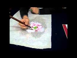 邱定夫老師教畫嶺南派濕粉法牡丹花瓣 8之1 有說明 learn the brush painting peony 1 of 8 chinese painting painting asian art