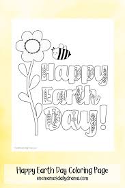 The biggest problem that even our cities face along with the rest of the planet is plastic disposal. Printable Happy Earth Day Coloring Page Kids Activity