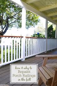 How far apart do the railing spindals need to be on a deck?. How And Why To Repaint Porch Railings In The Fall An Oregon Cottage