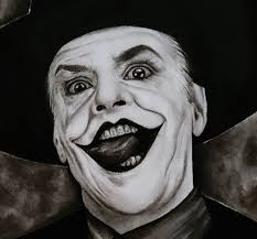 Jack Nicholson's Joker for sale 🃏 took about 3 hours to finish this  charcoal drawing. . . . . . . . . #jacknicholson #joker #drawing #art  #artist #illustration #artwork #sketch #draw #
