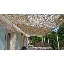 Filet De Camouflage Paramilitaire Sable En 3 X 6m Avec Renfort Filet Inifuge Filet De Camouflage Casque Bleu Camouflage Militaire