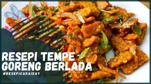 Kopek petai dan belah dua. Resepi Tempe Goreng Berlada Sambal Tempe Mudah Dan Sedap Youtube