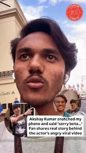 #akshaykumar snatched my phone, said ‘sorry beta…’: Fan shares the real  story behind the actor’s angry viral video, #btownlife #bollywoodupdates  #bollywoodcelebrities #london