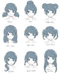 How To Draw Hair Step By Step Image Guides Menina Anime Tutoriais De Desenho Anime Desenho De Cabelo