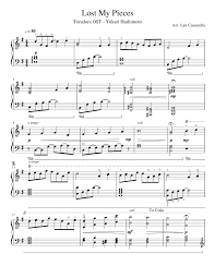 Check spelling or type a new query. Toradora Lost My Pieces Piano Midi Download