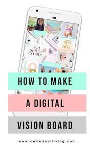 Save the image to your phone and set as your background. How To Make A Digital Vision Board For Your Phone With Canva Called Out Living Digital Vision Board Vision Board Inspiration Vision Board Examples