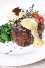 Gradually drizzle in butter, whisking constantly to incorporate. Grilled Filet Mignon With Bearnaise Sauce Recipe Filet Mignon Recipes Food Processor Recipes Bernaise Sauce