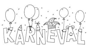 Karneval Maske Malvorlage