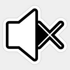 Mute symbol in text at&t community forums. Volume Mute Symbol Minimal Design Minimal Sticker Teepublic