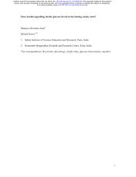 Convert 1 british pound to indian rupee. Pdf Does Insulin Signalling Decide Glucose Levels In The Fasting Steady State