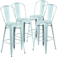 Check spelling or type a new query. 30 Inch Distressed Metal Indoor Outdoor Barstools Set Of 4 Overstock 27085616
