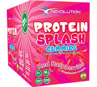 Revolution Nutrition Protein Splash Gummies Red Raspberries Exclusive Product Www Supplementscanada Com
