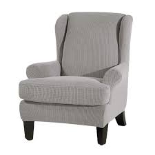 Stretch reclining wing chair covers buy house chair covers. Scorpiuse 2pcs Wing Chair Slipcovers Stretch Jacquard Spandex Fabric Wingback Armchair Covers With Separate Cushion Cover Furniture Protector Light Grey Buy Online In Burundi At Burundi Desertcart Com Productid 139625081