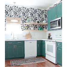 When you buy kitchen cabinets online through our free online design service, you are covered by the cabinets.com designer reassurance program, which ensures the correct cabinets and moldings are ordered to successfully complete your kitchen project. 530 Stenciled Painted Kitchens Ideas In 2021 Tile Stencil Stencils Kitchen Makeover