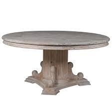 Mariana white wash teak dining table. Rustic White Wash Round Large Dining Table Furniture La Maison Chic Luxury Interiors
