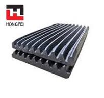 OEM High Manganese Steel Crusher Liner Fixed Jaw Plate Liner Crusher Wear  Parts Jaw Plate Tooth Plate