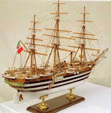 Amerigo vespucci ship was named for the florentine explorer for whom the sixteenth century german cartographer martin waldseemuller, named the newly ship model h.m.s. Ship Model Amerigo Vespucci Sailing Ship Model Model Sailing Ships Sailing Ships