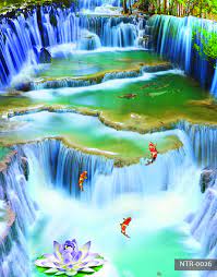 Lukisan tembok air terjun juga cocok untu tembok ruang tamu atau ruang keluarga supaya suasana terlihat sejuk, jenis kukisan tembok air terjuan. Pin Oleh Deka Art Works Di Nature Wallpaper