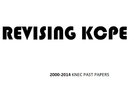 Knec Kcpe Past Papers From 2000 To 2014 With Answers Combined Muthurwa Com Past Papers Paper This Or That Questions