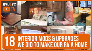 Practical ideas to generate your trip lifestyle more comfortable don't require plenty of money. 18 Diy Interior Mods Upgrades We Made To Our Rv To Make It A Home Full Time Rv Living Youtube