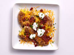 Make Loaded Potatoes In An Air Fryer Air Fryer Recipes Cooking Light Loaded Potato