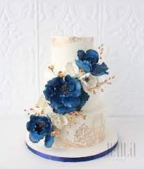 Easy peasy lemon squeezy idea to make your anniversary grander. 390 Blue And White Cakes Ideas White Cakes Cake Wedding Cakes