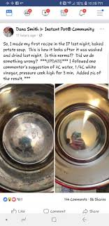 Removing Starch Stains From Instant Pot Instant Pot Instant Pot Recipes Pot Recipes